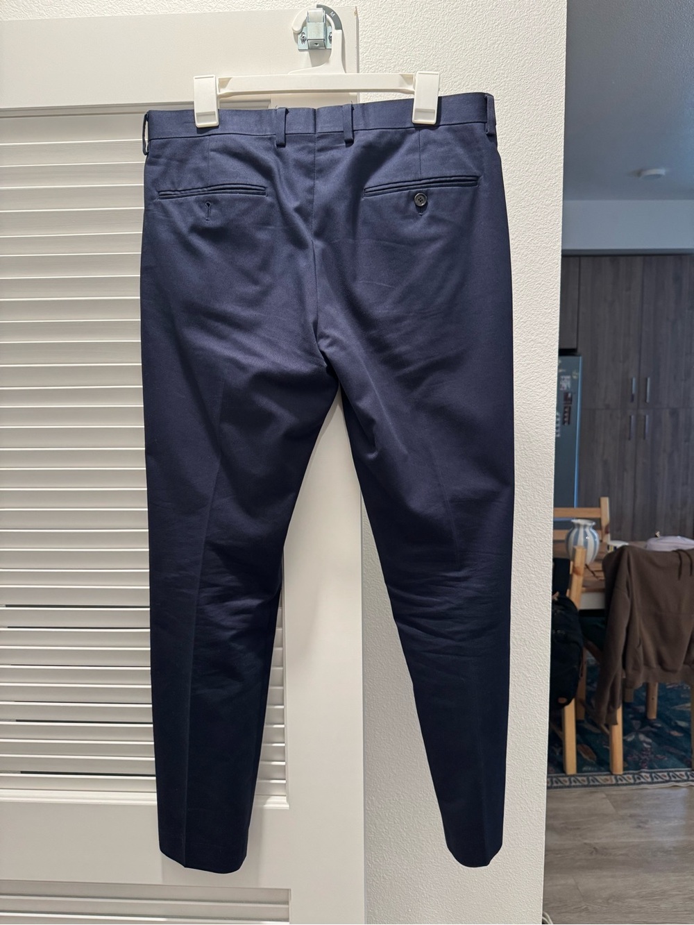 J.Crew Suit and Pants Ludlow 42S W32 30L Loro Piana Blue Peaked Lapel - Picture 9 of 10